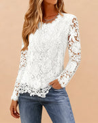 Holly | Basic Long Sleeve Lace Top
