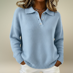 Herra – Soft Knit Polo Sweater