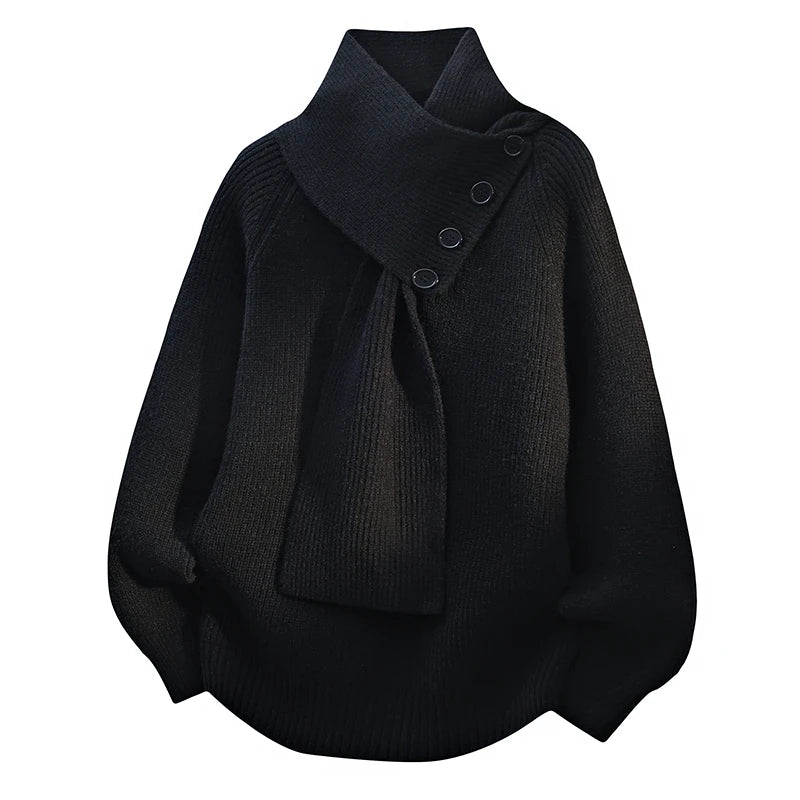 Arielle | Pull à col écharpe confortable