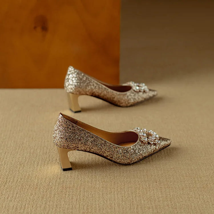 Gloria Glitter Pumps