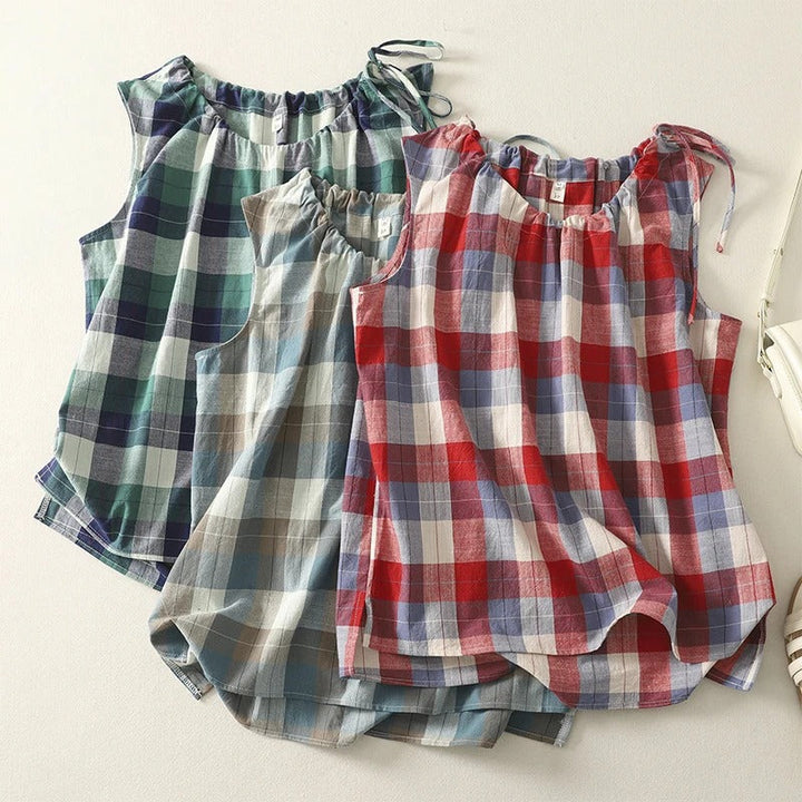 ERIS | HAUT EN LIN SANS MANCHES