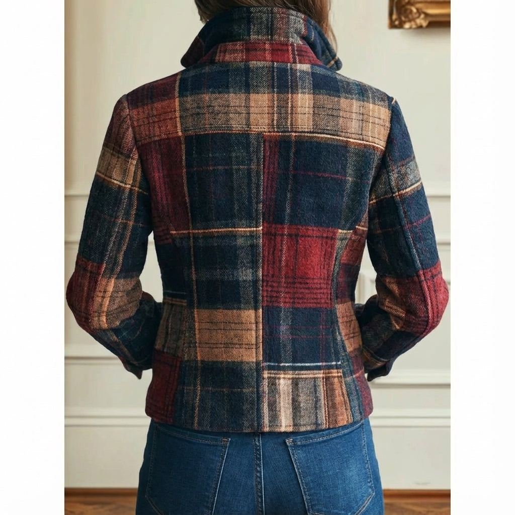 Natalie | Classic Plaid Jacket